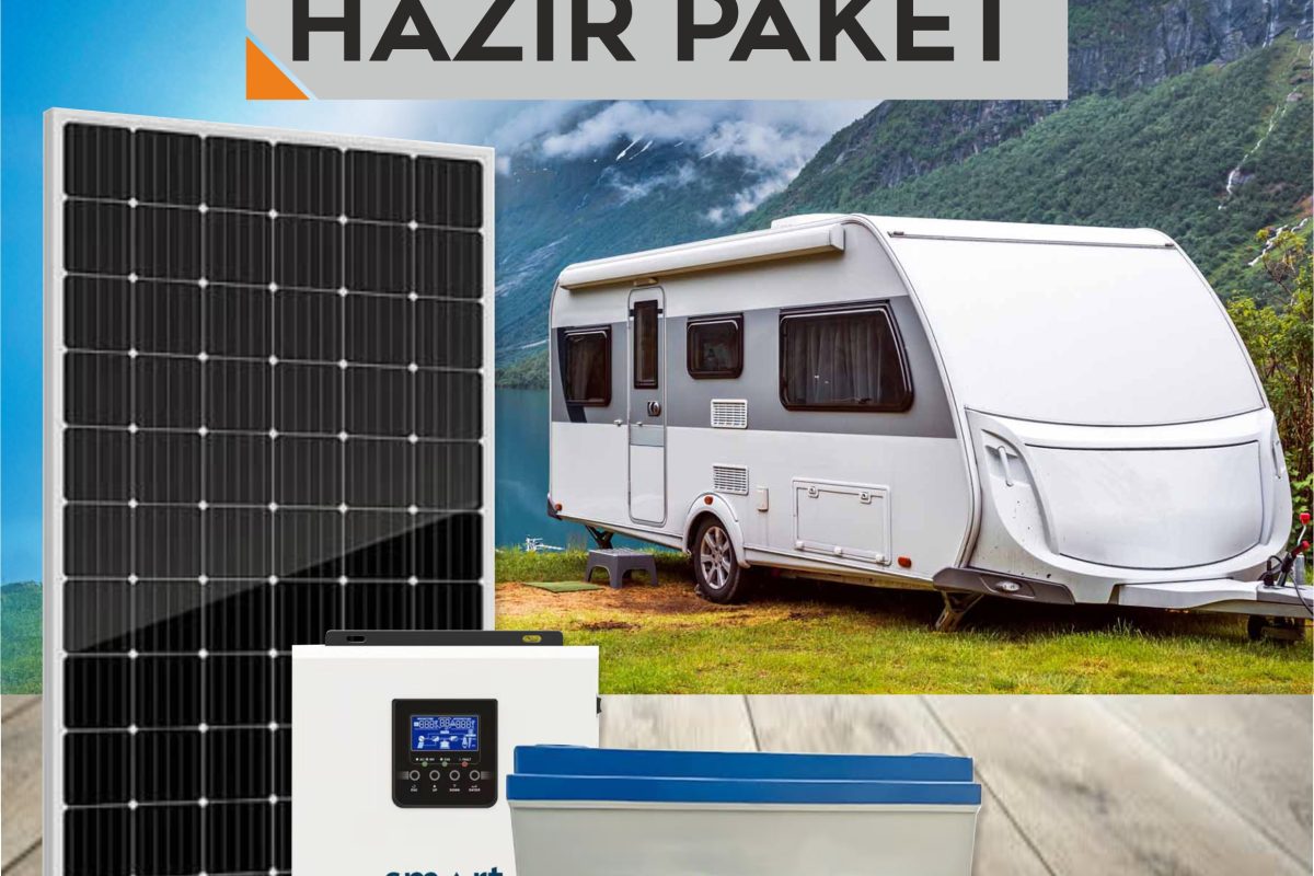 Karavan İçin 400 Watt Solar Paket – MPPT Özellikli – Harici İnverter