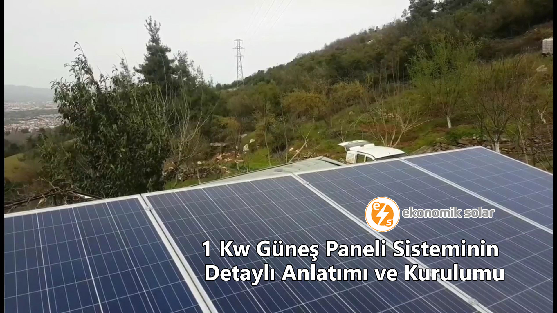 1 Kw Gunes Paneli Sisteminin