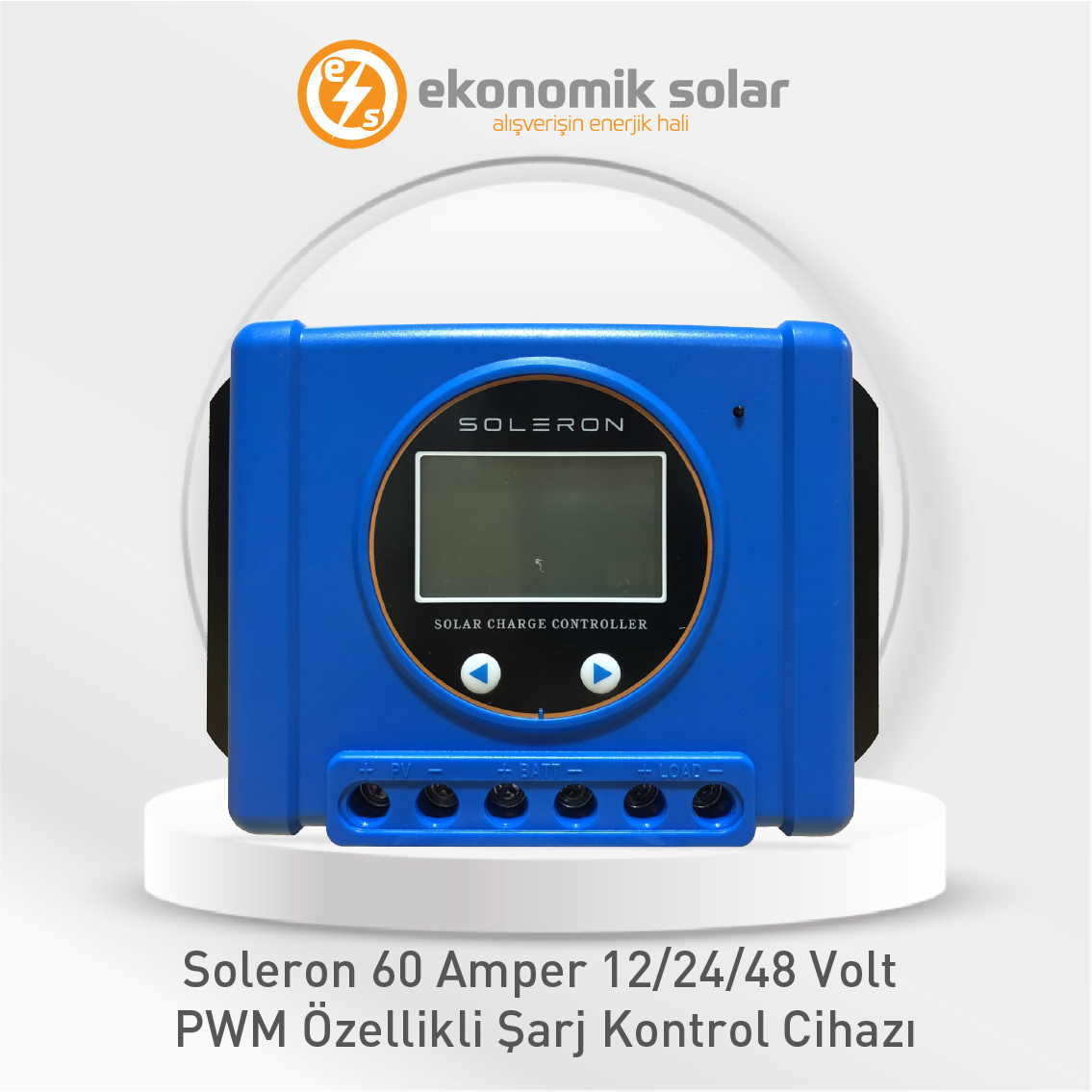 Soleron 40 Amper MPPT Özellikli Şarj Kontrol Cihazı