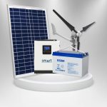 3 Bag Evi icin Gunes Enerjisi ve Ruzgar Turbini Sistemi