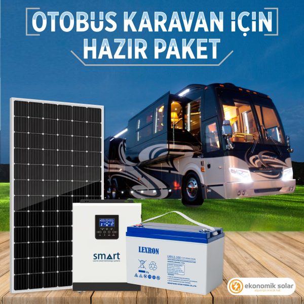 Otobüs Karavan için 680 Watt Solar Paket – Mppt Özellikli