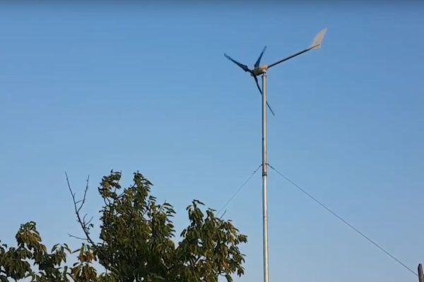 3 kw gunes paneli ve istabreeze 2000 watt ruzgar turbini elektrik uretim sistemi