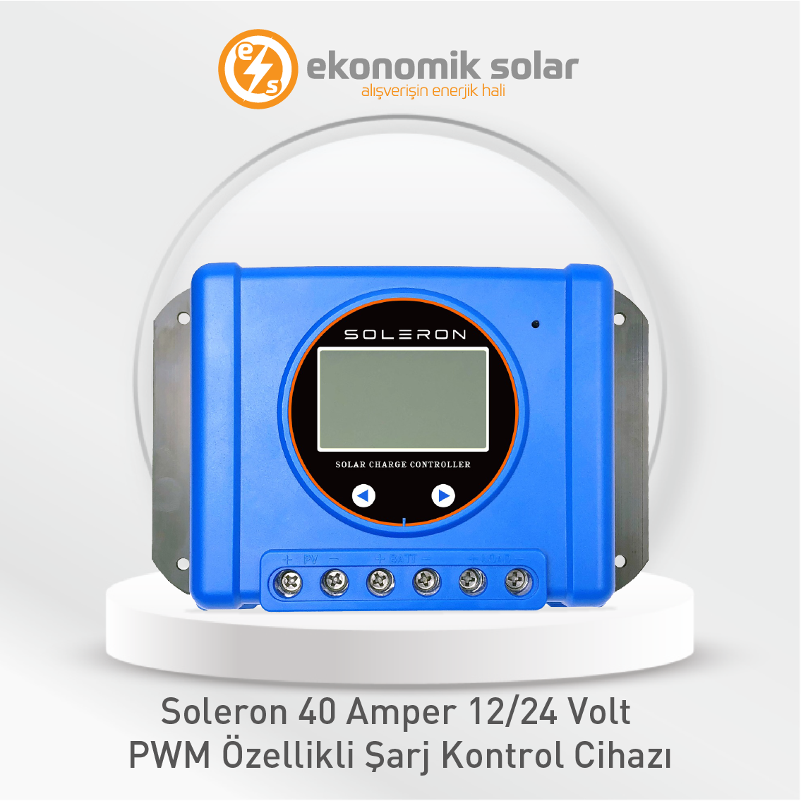 Soleron 60 Amper PWM Şarj Kontrol Cihazı