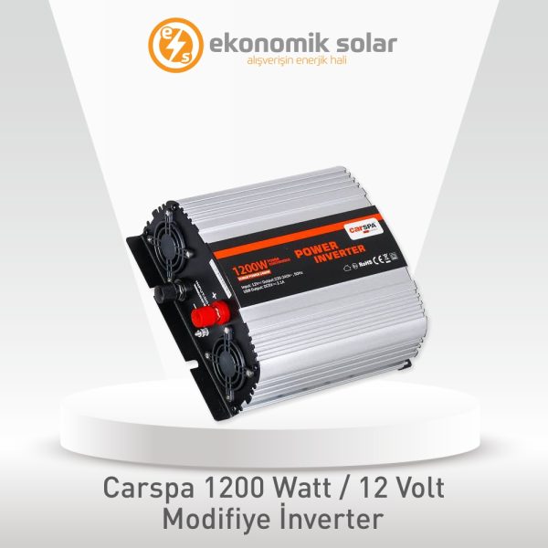 Carspa 1200 Watt / 12 Volt Modifiye İnverter