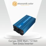 Carspa 2000 Watt / 12 Volt UPS Özellikli Tam Sinüs İnverter
