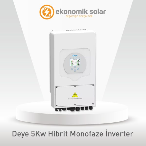 Deye 5 Kw Hibrit Monofaze İnverter