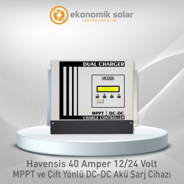 Havensis 40 Amper Solar MPPT ve DC – DC Akü Şarj Cihazı
