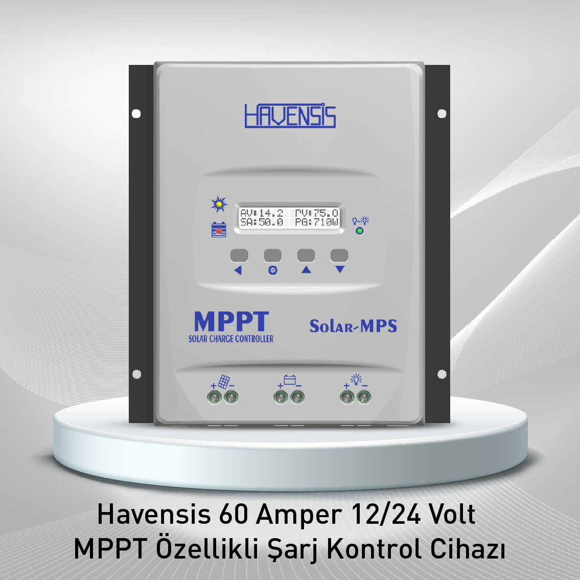 Havensis 60 Amper 12 24 MPPT