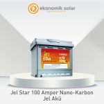 Jel Star 100 Amper Nano-Karbon Jel Akü ”Yerli Üretim”