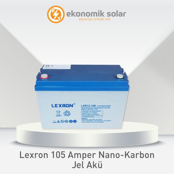 Lexron 105 Amper Nano-Karbon Teknoloji Jel Akü