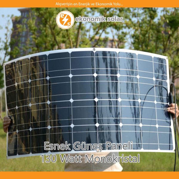 Lexron 140 Watt Esnek Monokristal Güneş Paneli