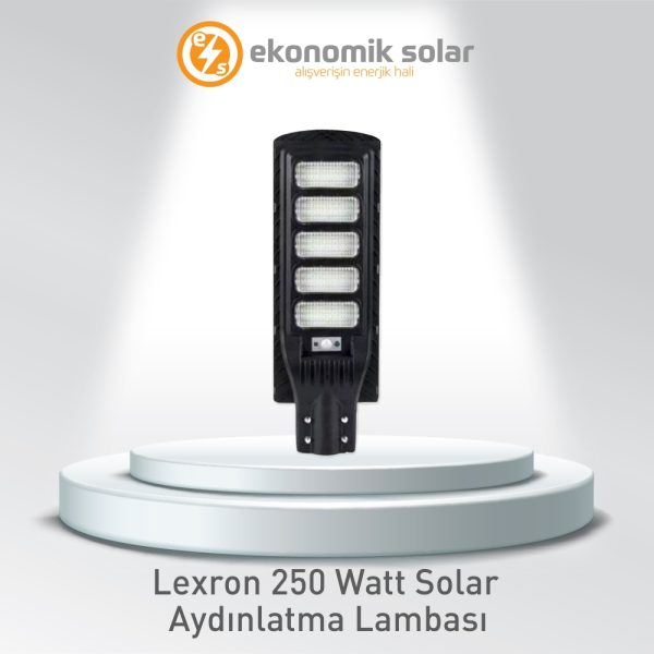 Lexron 250 Watt Solar Sokak Aydınlatması