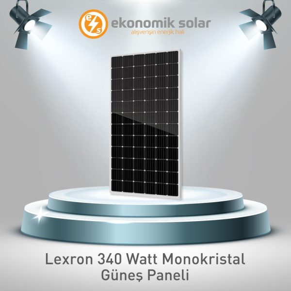 Lexron 340 Watt Perc Monokristal Güneş Paneli