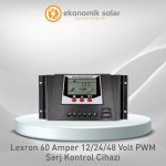 Lexron 40 Amper 12/24 Volt PWM Şarj Kontrol Cihazı