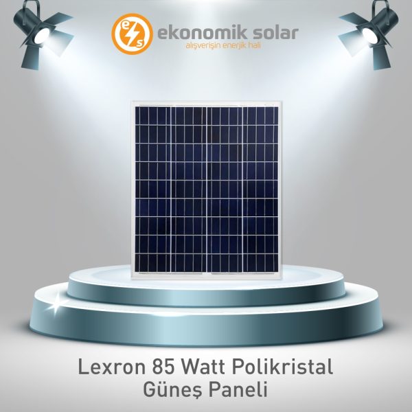 Lexron 85 Watt Polikristal Güneş Paneli