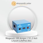 MegaCell Lityum LifePo4 Akü – 100 Amper / 25.6 Volt