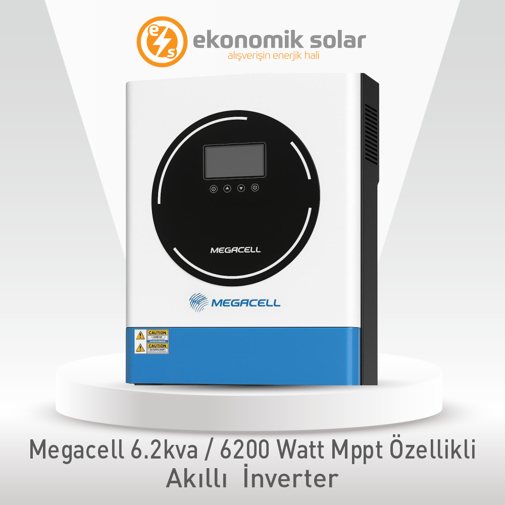 Megacell 6.2 kva 6200 watt mppt özellikli inverter