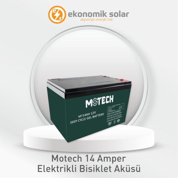 Motech 14 Amper Elektrikli Bisiklet Jel Akü