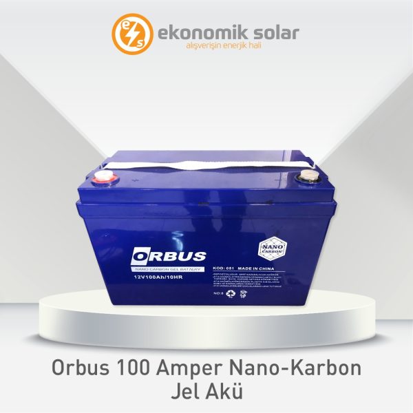 Orbus 100 Amper Nano-Karbon Jel Akü