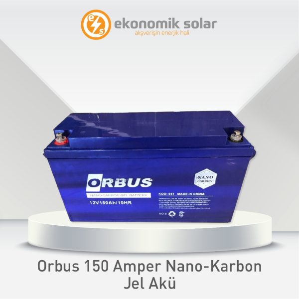 Orbus 150 Amper Nano-Karbon Jel Akü