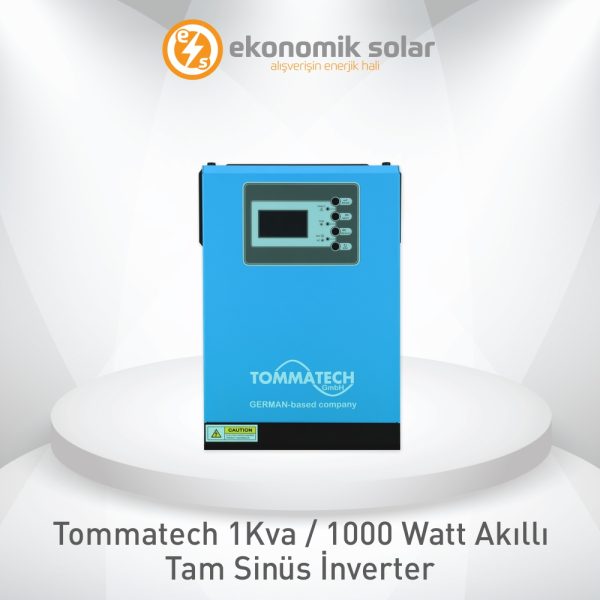 Tommatech 1 KVA & 1000 Watt Akıllı Tam Sinüs İnverter