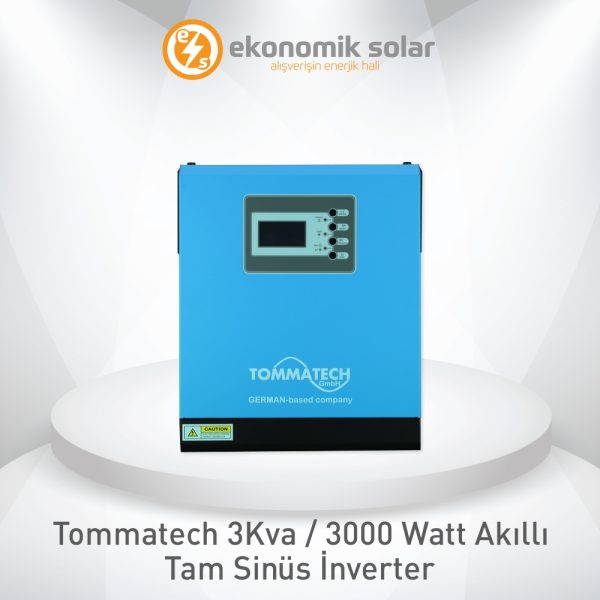 Tommatech 3 KVA / 3000 Watt Akıllı Tam Sinüs İnverter