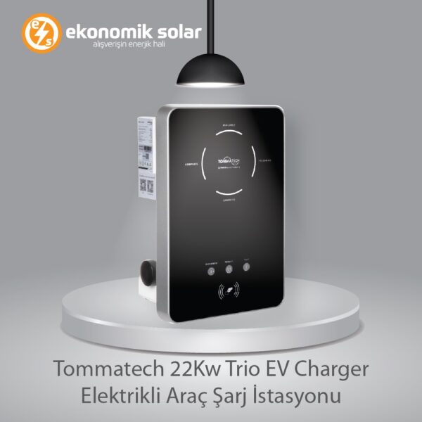 Tommatech 22Kw Trio EV Charger – Elektrikli Araç Şarj İstasyonu