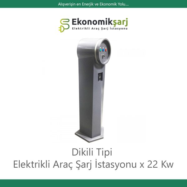 Dikili Tipi Elektrikli Araç Şarj İstasyonu x 22 Kw