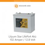 Lityum Star LifePo4 Akü – 42 Amper / 12.8 Volt
