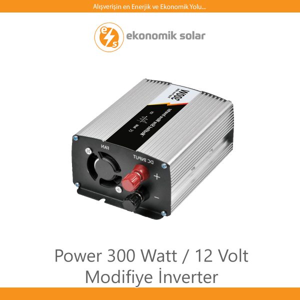 Power 300 Watt / 12 Volt Modifiye İnverter