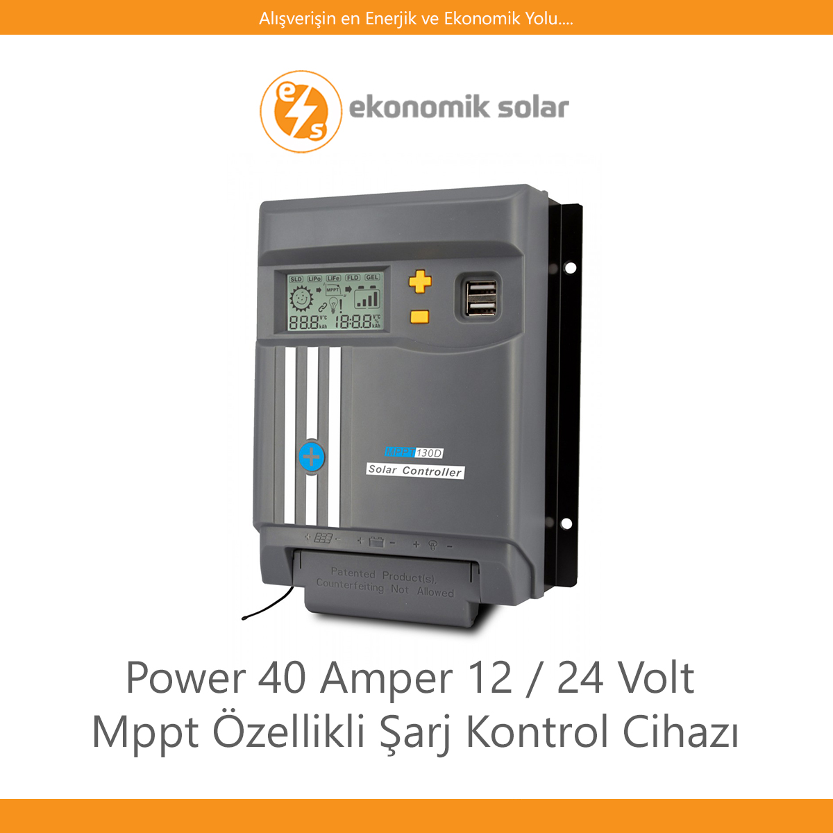power 40 amper 12 24 volt mppt ozellikli sarj kontrol cihazi urun gorseli 581