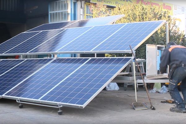 romork ile seyyar gunes enerjisi paneli ve bedava elektrik